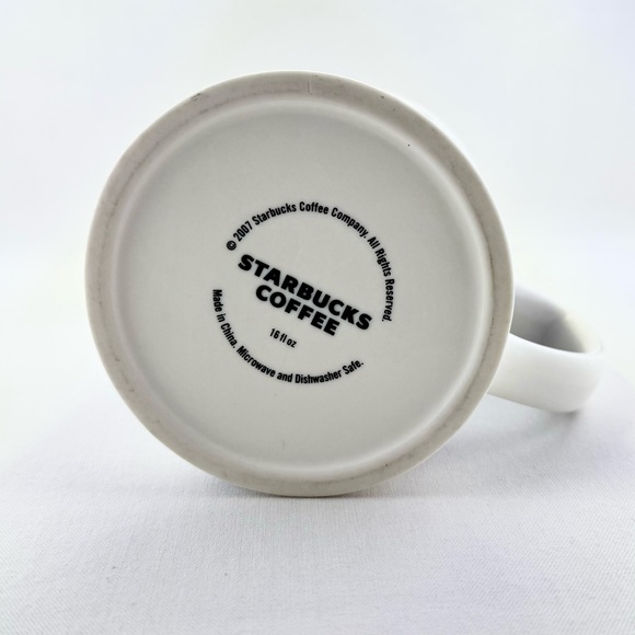 Starbucks Baseball Coffee Tea Mug 16oz 2007 - Picture 4 of 6